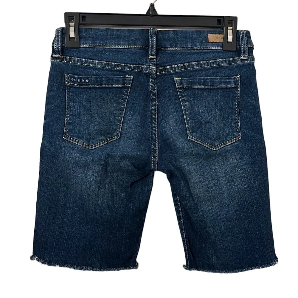 Blank NYC Women’s Frayed Hem Above The‎ Knee Denim Shorts Size 25